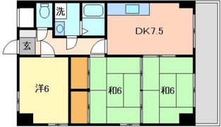 リバーサイド白島の間取り画像