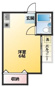 コーポハラダの間取り画像