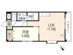 コンフォール空港通りの間取り画像