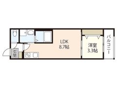 Lien草津浜町の間取り画像
