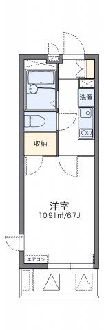 レオパレス蒔田の間取り画像