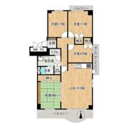 ユニハイム千里丘2号棟の間取り画像