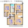 PARK HILLS MIYAKO Dの間取り画像