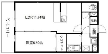 グランソレイユの間取り画像