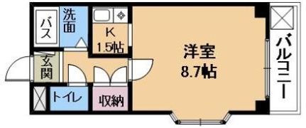 レジデンスTAKEMURAの間取り画像