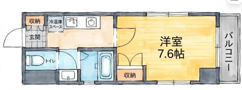 エルマーノヒル枚方の間取り画像