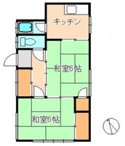 上本アパート東棟の間取り画像