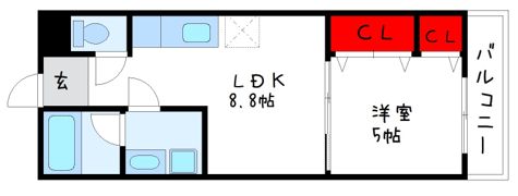 フジパレス和泉中央Ⅰ番館の間取り画像