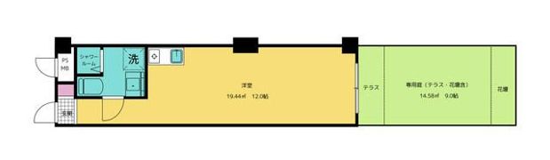 常盤台パークハイツの間取り画像