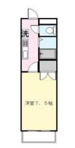 レインボー第二の間取り画像