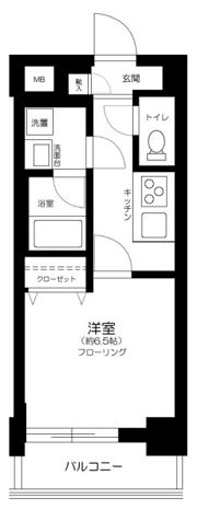 ALIVIO西落合の間取り画像
