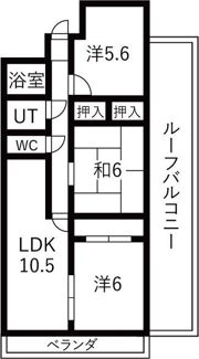 ヒルズ池場の間取り画像
