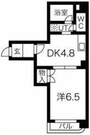 ルプソアール東山の間取り画像