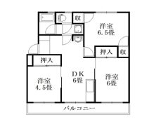 明和ハイツの間取り画像