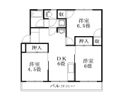 明和ハイツの間取り画像