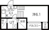 アジュール鶴舞の間取り画像