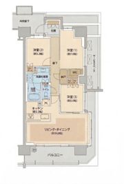 プラウド南千田東町テラスの間取り画像