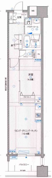 LA.PRYLE新横浜の間取り画像