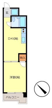 中央ビルの間取り画像