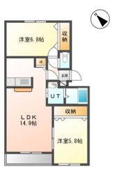 プリエールの間取り画像