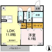 D-Hills上浅田の間取り画像