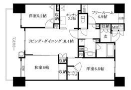 クレアガーデン持田の間取り画像
