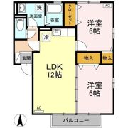 シャトーヴェール A棟の間取り画像