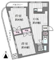 エフィール中野の間取り画像