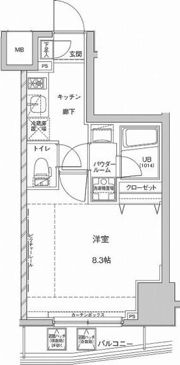 ジェノヴィア東大前グリーンヴェールの間取り画像