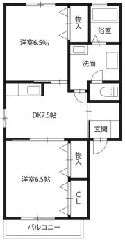 サウスウインドの間取り画像