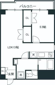 グリーンパークハイライズの間取り画像