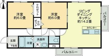 フォブール桜月の間取り画像