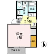 ロイヤルファミール Bの間取り画像