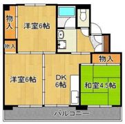 ビレッジハウス直方東 3号棟の間取り画像