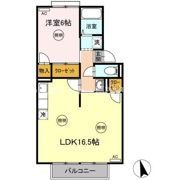 ウエストハイツ屋島 C棟の間取り画像