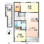 カーサ牛田本町の間取り画像