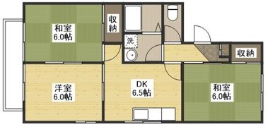 セジュールBの間取り画像