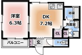 コンフォート南野口町の間取り画像