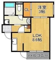 Calm下曽根の間取り画像