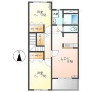 ルミエールAの間取り画像
