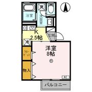 ロイヤルファミールⅡ Aの間取り画像