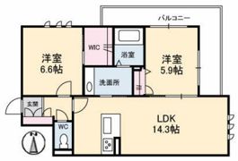 ヴァンルースの間取り画像