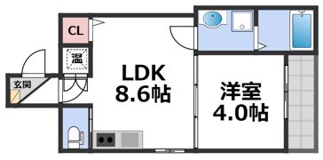 サンシエ南巽の間取り画像