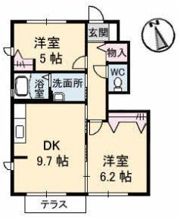 セントラル ヴィラッジュ A棟の間取り画像