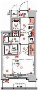 ハーモニーレジデンス東京ウエストの間取り画像