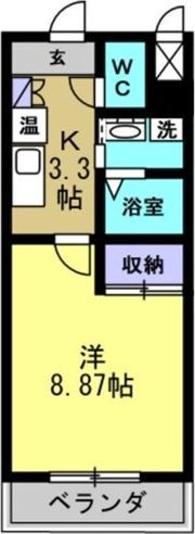 ハイツ山光の間取り画像