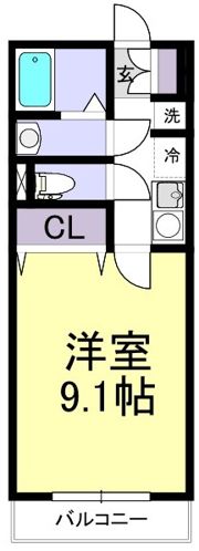 ソレイユ検見川浜の間取り画像
