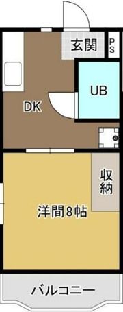 ルネッサンス9の間取り画像
