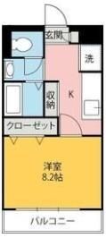 グリーンサイドの間取り画像
