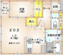 ウインドソングIIIの間取り画像